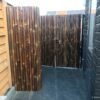 Black Bamboo Fence Roll Deluxe 180 x 150 cm