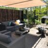 Black Bamboo Fence Roll Half-Round Deluxe 180 x 200 cm