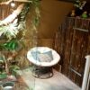 Black Bamboo Fence Roll Half-Round Deluxe 180 x 200 cm