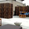 Black Bamboo Screening Roll Deluxe 180 x 200 cm